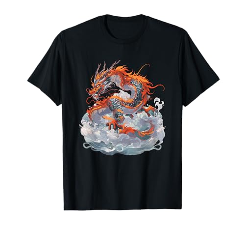 Mystisch magisch Drache Drachen Meer Wasser Märchen Kind See T-Shirt von Drachen Dinos Geschenkideen für Kinder Geschenke
