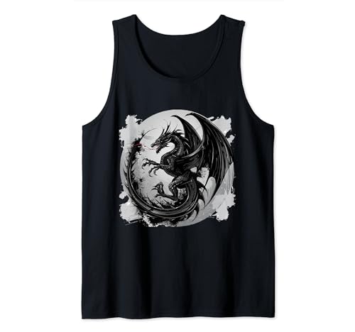 Fantasy Drache Aesthetic Dragon Geschenke Herren & Damen Tank Top von Drachen Fantasy Design China & Japan