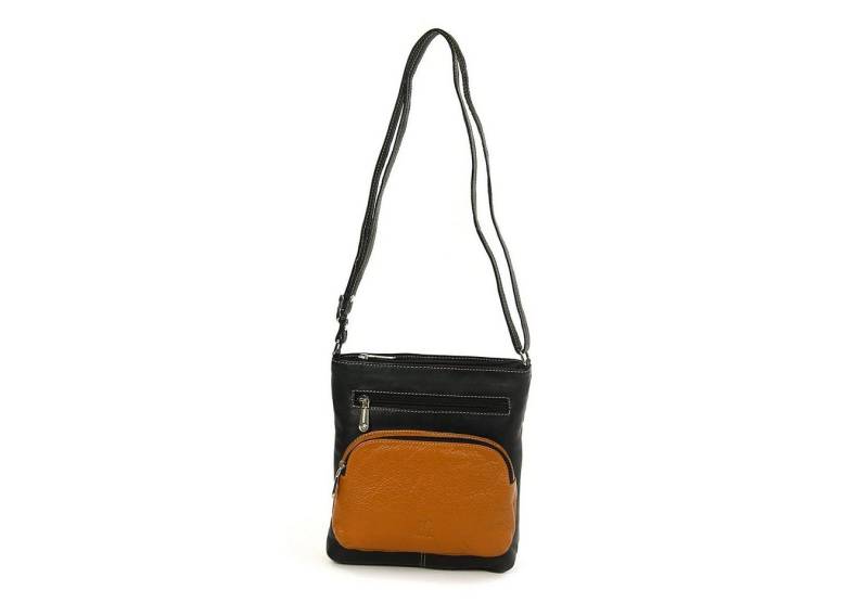 DrachenLeder Handtasche OTZ900X DrachenLeder Damen Handtasche (Handtasche), Damen Tasche, Echtleder schwarz, braun von DrachenLeder