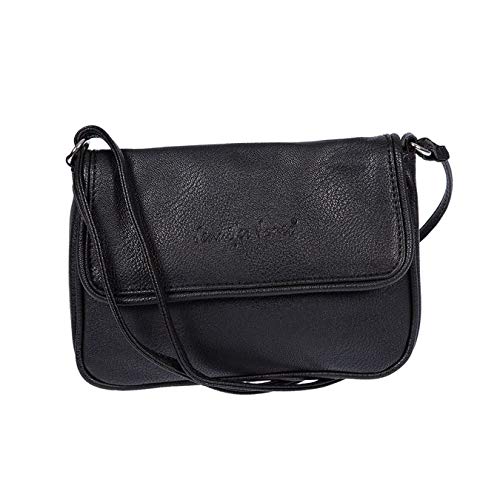 DrachenLeder Tasche Abendtasche Umhängetasche schwarz Damen Kunstleder D4OTJ133S Umhängetasche von DrachenLeder