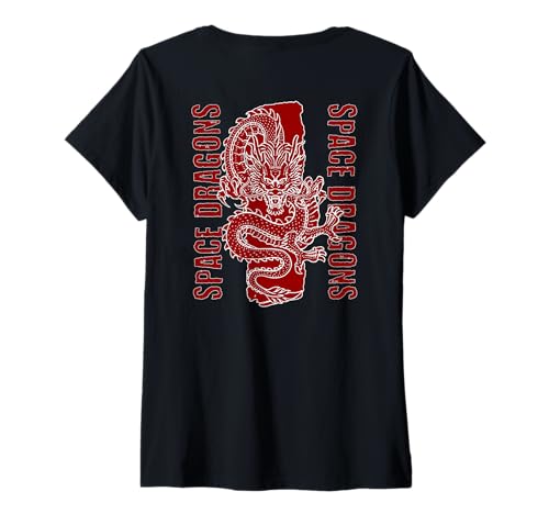Damen Space-Dragon Drachenboot Shirt Event T-Shirt mit V-Ausschnitt Damen Space-Dragon Drachenboot Shirt Event T-Shirt mit V-Ausschnitt von Drachenboot Drachen Space-Dragon
