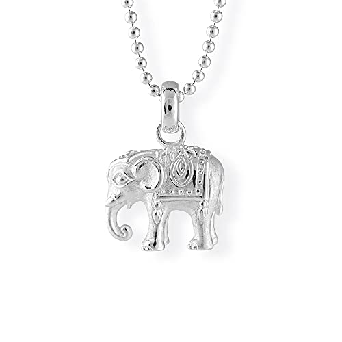 Drachenfels Elefanten Anhänger aus Echtsilber | Kollektion Ganesha | Edler Anhänger für Damen aus 925 Sterlingsilber | Designer-Schmuck | D GAN 33/AG von Drachenfels Design