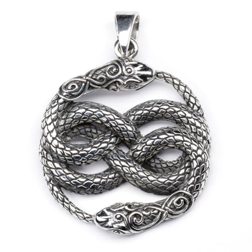 Drachensilber Auryn Anhänger 925 Silber Unendliche Geschichte Schlangen Schmuck Kindliche Kaiserin Kettenanhänger Sterlingsilber von Drachensilber