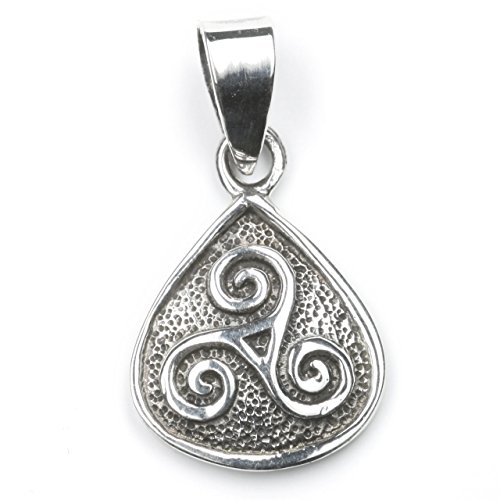 Drachensilber Anhänger Triskel Silber keltischer Schmuck Triskelion Kettenanhänger Kelten Mittelalter zierlich Damen von Drachensilber