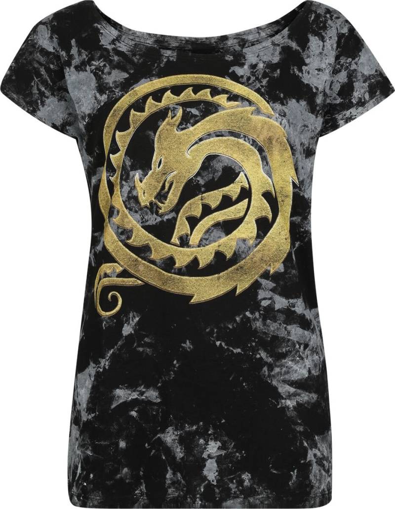 Drachenzähmen leicht gemacht Dragons - Circle Gold T-Shirt schwarz in XL von Drachenzähmen leicht gemacht