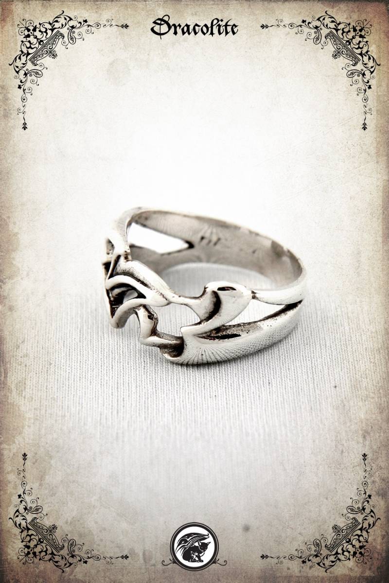 Dämon Mittelalter Ring - Sterling Silber 925 von Dracolite