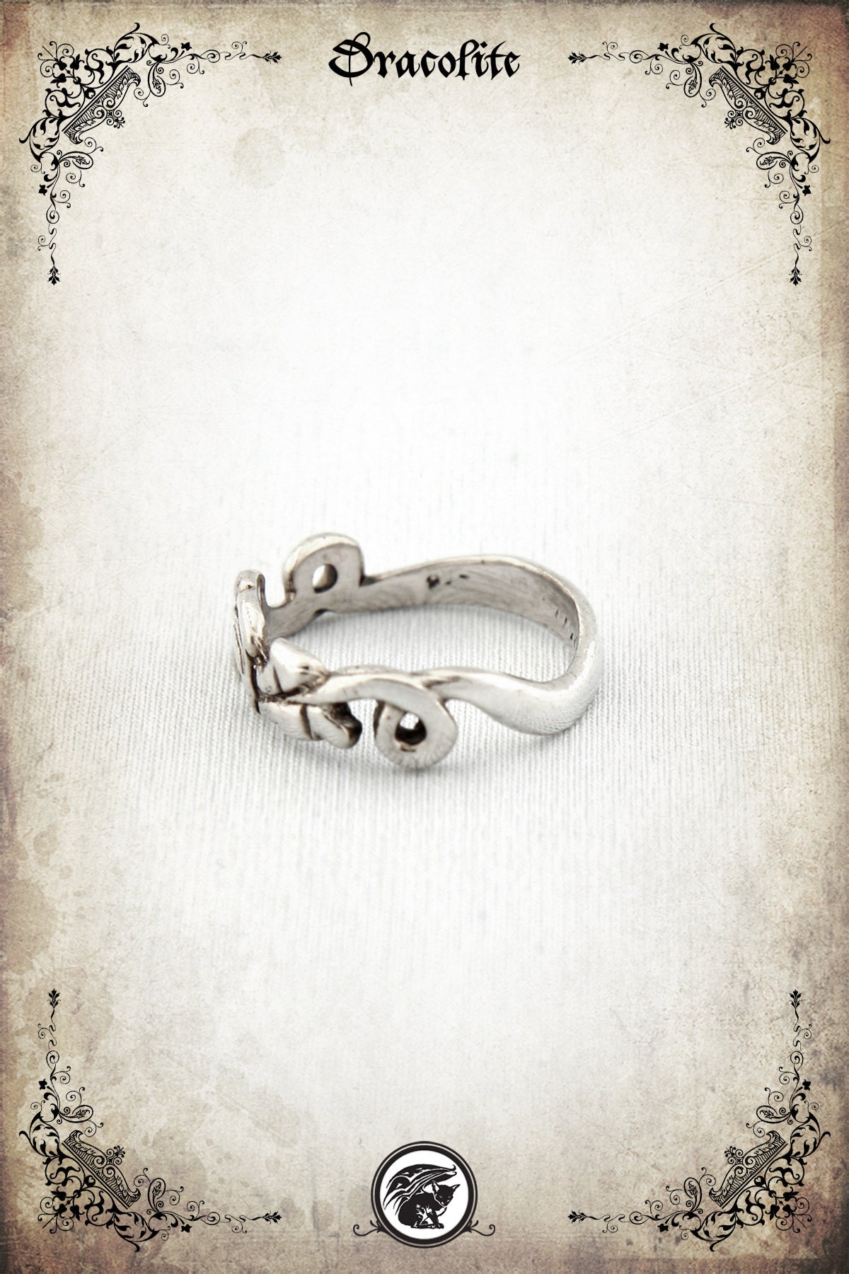 Dame - Mittelalter Ring Sterling Silber 925 von Dracolite