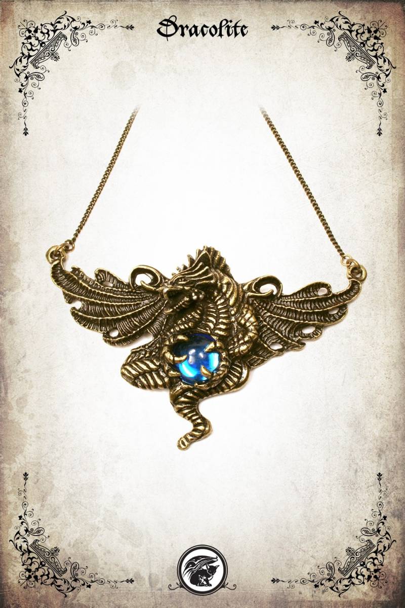 Draconic Wrath Schmuck - Handgemachte Mittelalterliche Halskette Mit Swarovski von Dracolite