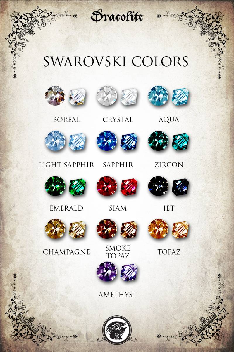 Ephemere Elfen Ohrringe Mittelalter Schmuck - Handgemachte Halskette Mit Swarovski Kristall von Dracolite