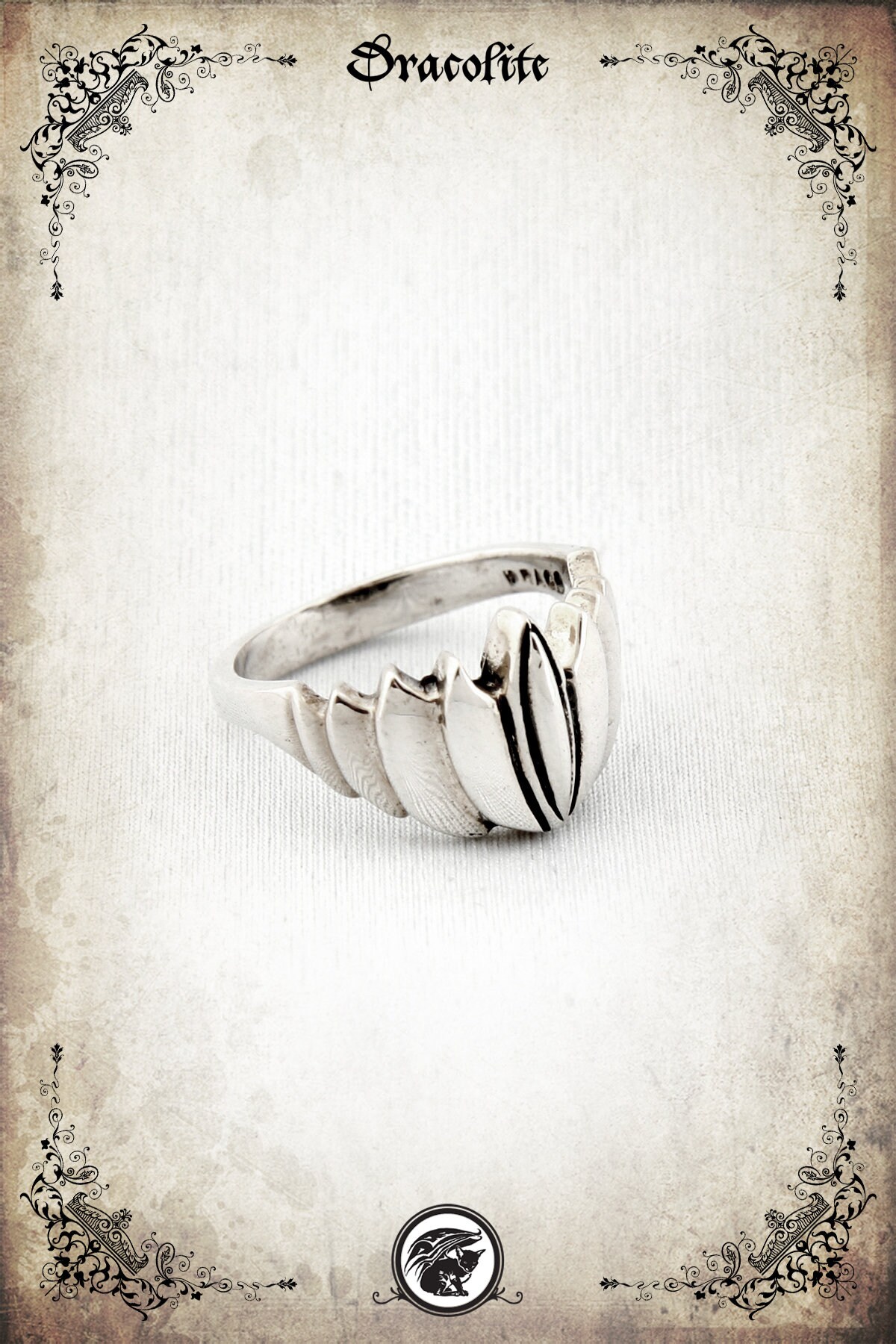 Fingerfertigkeitsring Mittelalter- Ring - Sterling Silber 925 von Dracolite