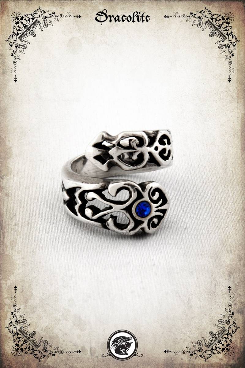 Lilith Mittelalter-Ring - Sterling Silber 925 von Dracolite