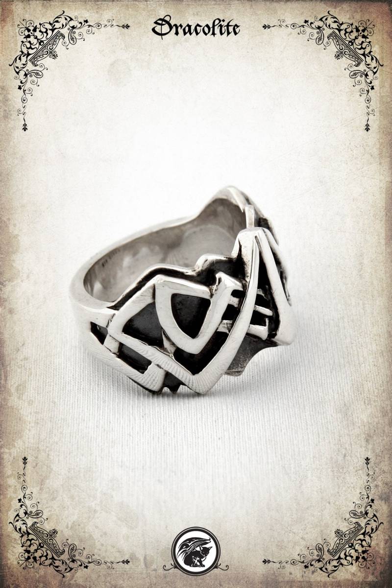 Lucius Mittelalter-Ring - Sterling Silber 925 von Dracolite