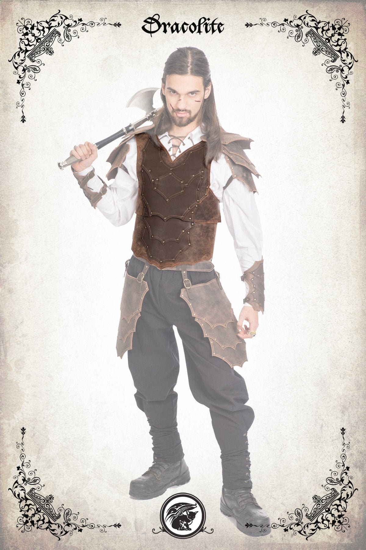 Mercenary - Söldner Brustpanzer Für Larp, Action-Rollenspiel Und Cosplay von Dracolite