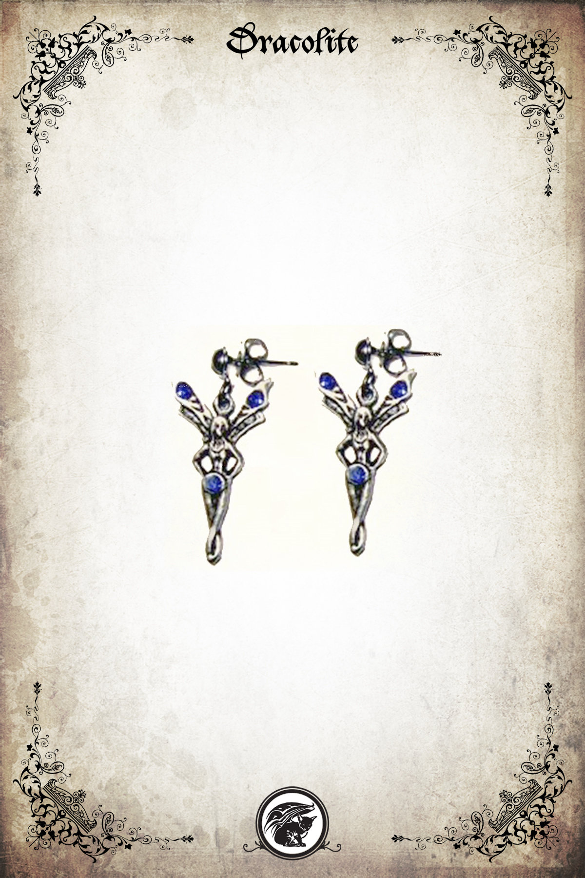 Mittelalterlicher Schmuck - Handgemachte Mittelalterliche Halskette Mit Swarovski von Dracolite