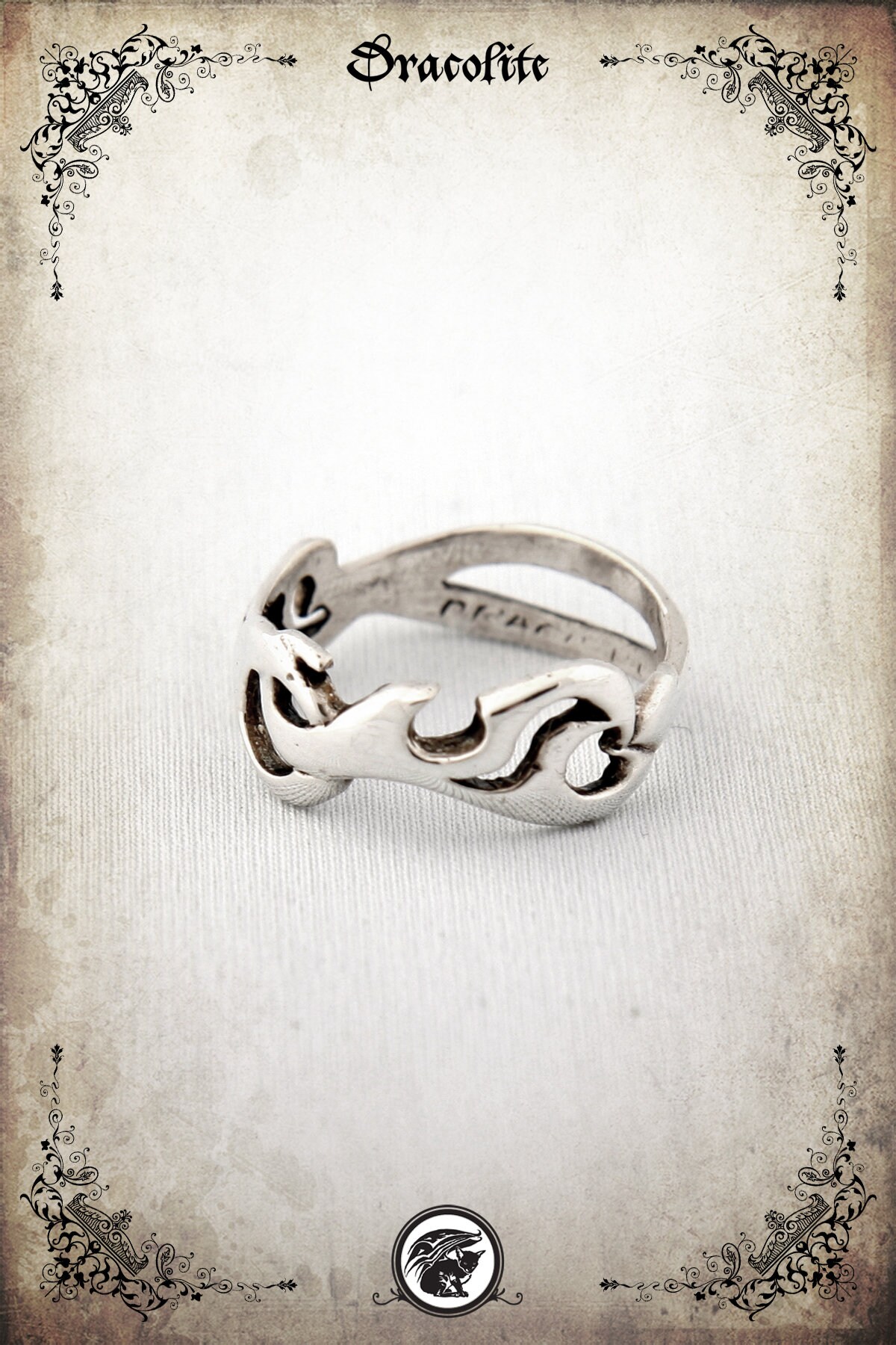 Naturgewalt Mittelalter-Ring - Sterling Silber 925 von Dracolite