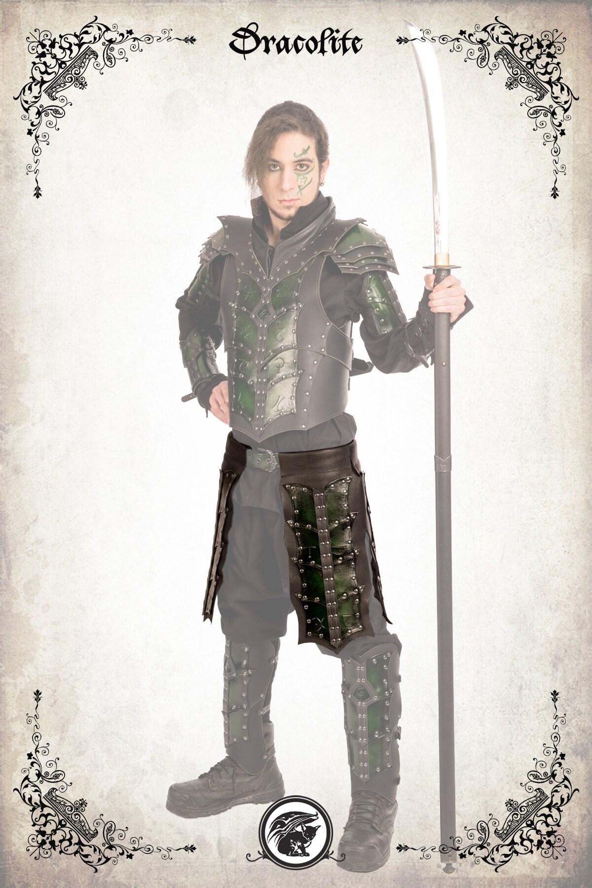 Runenkrieger Plattenrock Für Larp, Actionrollenspiel Und Cosplay von Dracolite