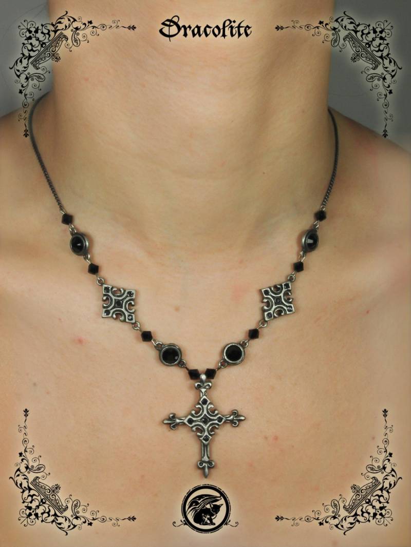 Tudors Halskette Schmuck - Handgemachte Mittelalterliche Mit Swarovski von Dracolite