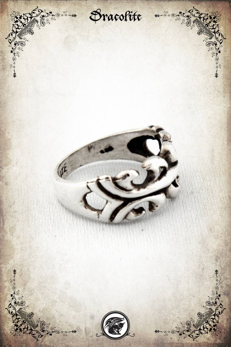 Wildbach Mittelalter Ring - Sterling Silber 925 von Dracolite