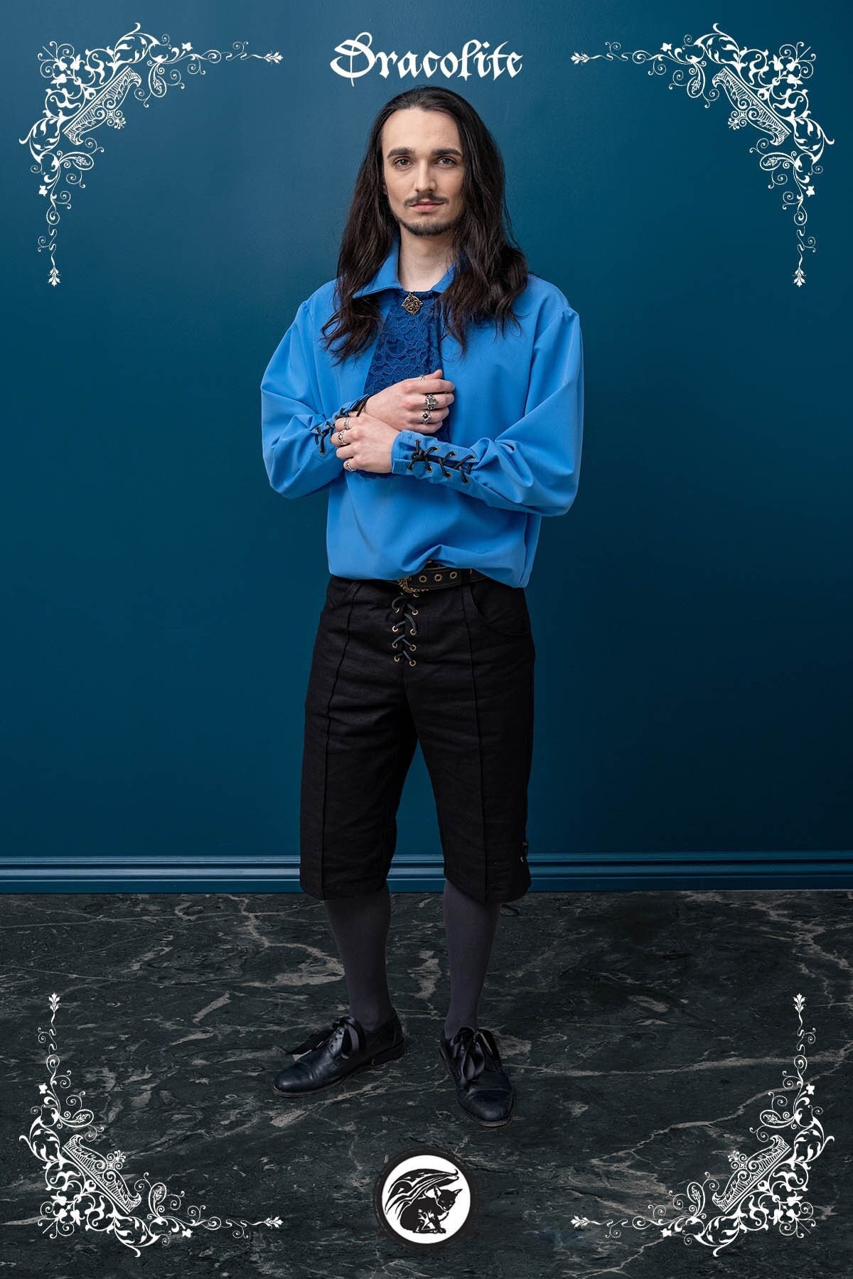 William Hemd Versailles Jacke - Renaissance Kleidung Für Männer, Larp Kostüm Und Adelige Cosplay von Dracolite