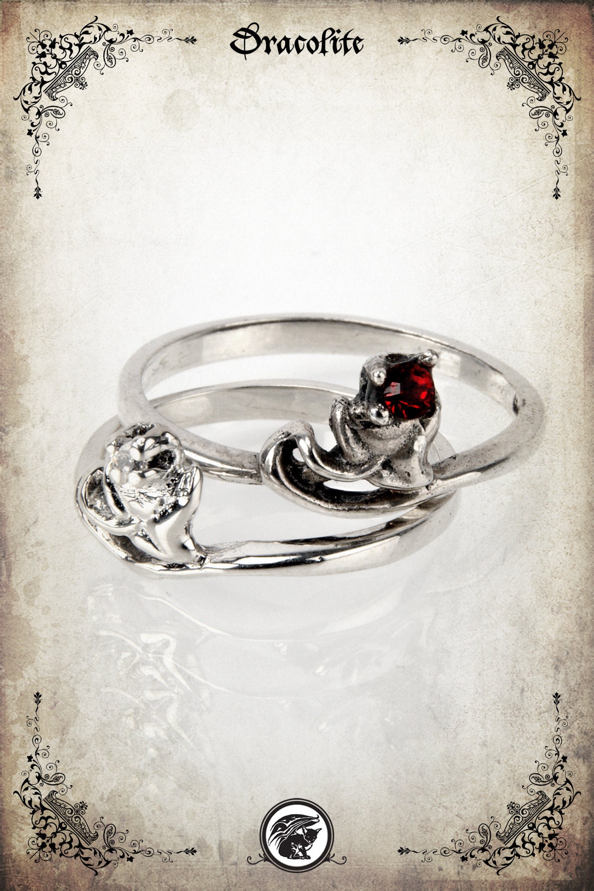 Wunsch Mittelalter Ring - Sterling Silber 925 von Dracolite