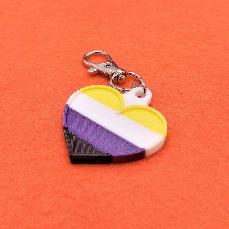 Nonbinary Pride Schlüsselanhänger von DraconicDecorum