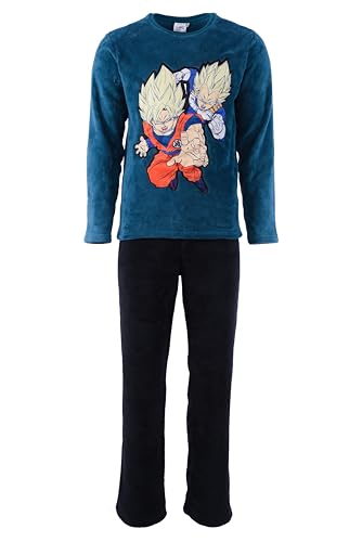 Dragon Ball Herren Schlafanzug Lang, blau, L von Dragon Ball Z