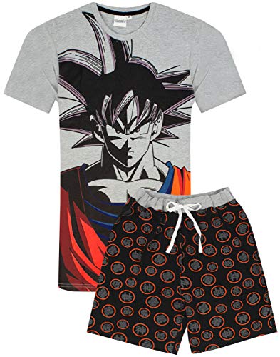 Dragon Ball Z Goku Charakter Herren -Pyjama Kurze oder Lange Beinoptionen L von Dragon Ball Z