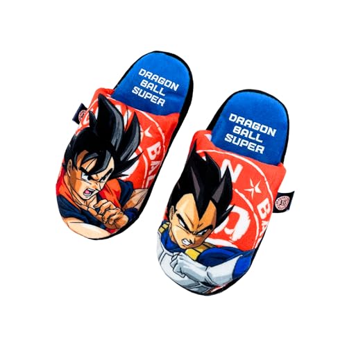 Dragon Ball Z Hausschuhe, Weiche Goku Hausschuhe mit Rutschfester Sohle, Geschenk für Jungen und Teenager | EU 30/31 von Dragon Ball Z