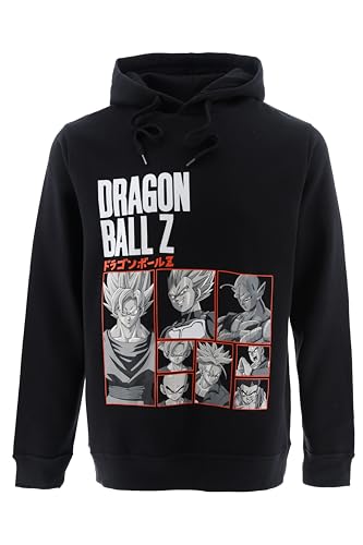Dragon Ball Z Kapuzenpullover für Herren, Klassischer Goku Design Pullover, Sweatshirt Geschenk für Männer und Jugendliche | Größe XL von Dragon Ball Z