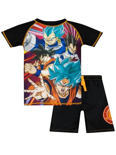 Dragon Ball Z Schwimmanzug Goku Badeanzüge Jungen | Schwimmanzug Kinder Anime | Shwarz 134 von Dragon Ball Z