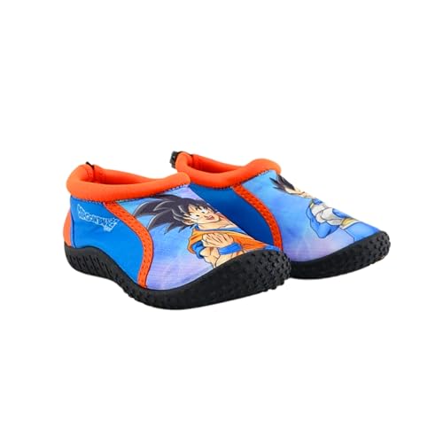 Dragon Ball Z Wasserschuhe für Jungen, Sandalen rutschfeste Stiefel, Wasserschuhe, Goku Aquashoes | Größe EU 32 von Dragon Ball Z