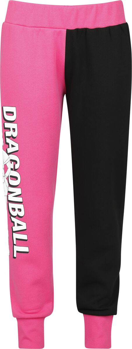 Dragon Ball Bulma - Color Patchwork Trainingshose schwarz pink in 3XL von Dragon Ball