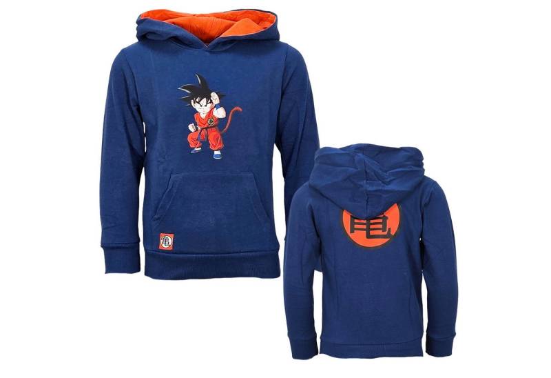 Dragon Ball Kapuzenpullover Dragon Ball Super Goku Jungen Hoodie Kapuzenpullover Pulli Gr. 116 bis 164 von Dragon Ball