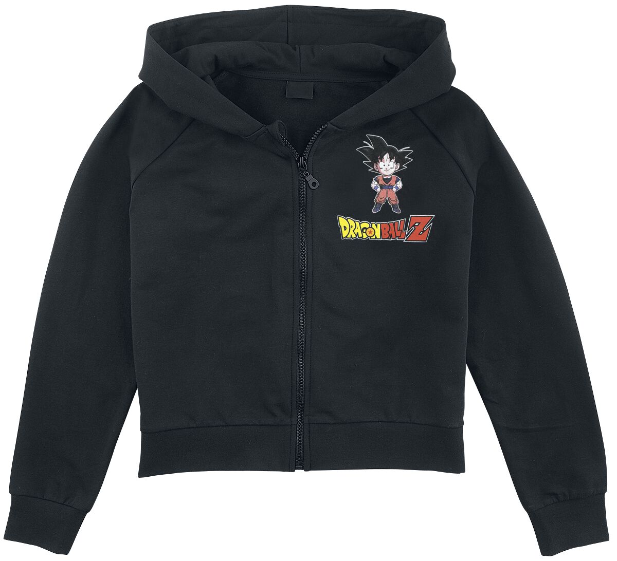 Dragon Ball Kids - Z - Goku Chibi Kinder-Kapuzenjacke schwarz in 164 von Dragon Ball