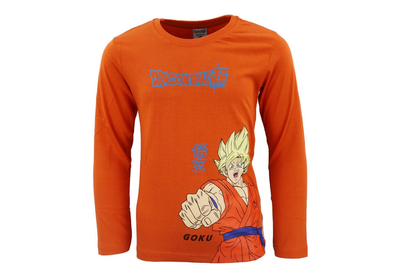 Dragon Ball Langarmshirt Anime Dragonball Super Goku Kinder Jungen langarm Shirt Gr. 104 - 152 Baumwolle von Dragon Ball