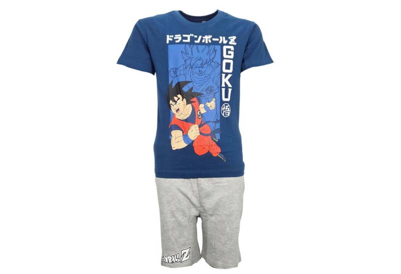 Dragon Ball Schlafanzug Anime Dragon Ball Goku Kinder Schlafanzug Pyjama Shirt Shorts Gr. 134 bis 164 von Dragon Ball