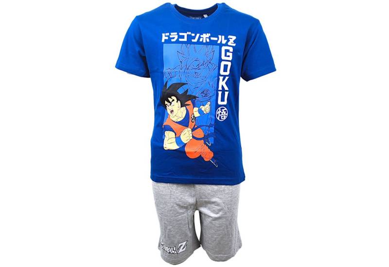 Dragon Ball Schlafanzug Goku (2 tlg) Pyjama Set kurz -Jungen Shorty Gr. 134 - 164 cm von Dragon Ball