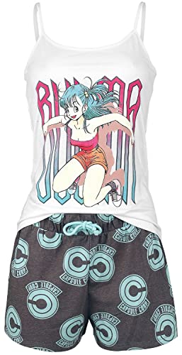 Dragon Ball Z - Bulma Jump Frauen Schlafanzug Multicolor 3XL 100% Baumwolle Anime, Gaming von Dragon Ball