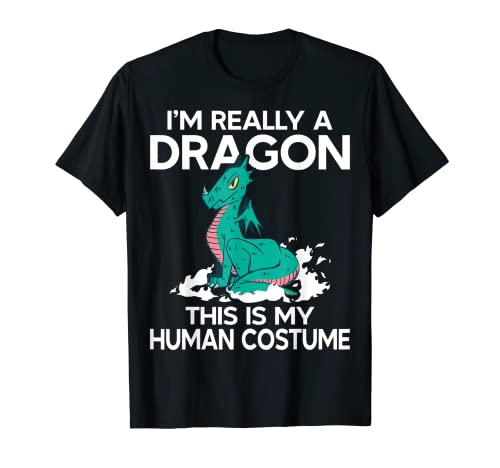 Drachen-Kostüm für Erwachsene, Herren, Damen, Kinder, Jungen, Mädchen T-Shirt von Dragon Costume Adults Gift