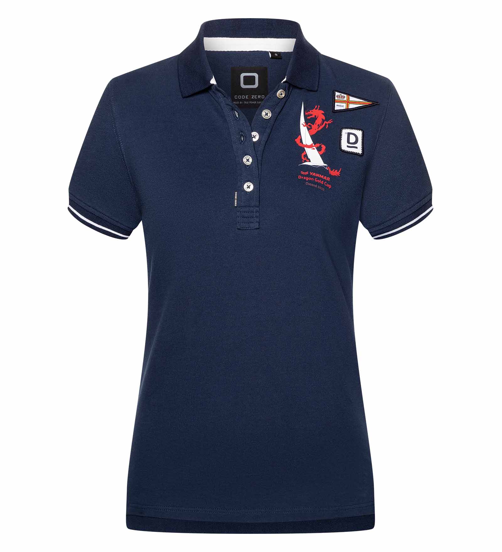 Poloshirt Damen blau L Dragon Gold Cup von Dragon Gold Cup