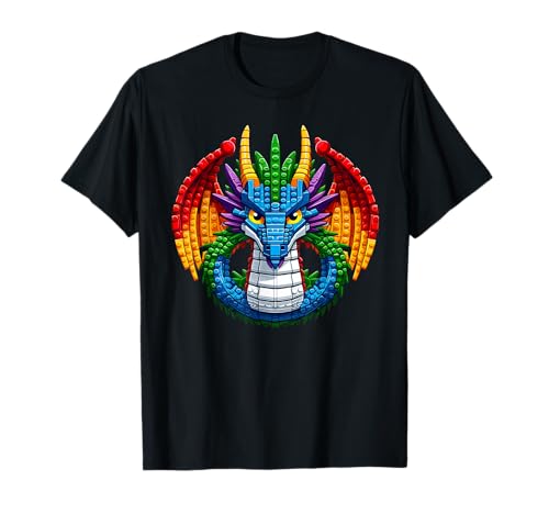 Cool Dragon Master Builder Building Blocks Bricks Kids Boys T-Shirt Cool Dragon Master Builder Building Blocks Bricks Kids Boys T-Shirt von Dragon Lovers Blocks Gifts