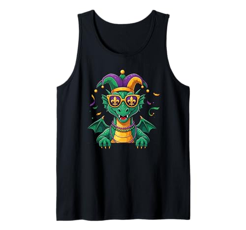Lustiger Drache Karneval Karneval Damen Herren Kinder Tank Top von Dragon Lovers Mardi Gras Costume for Boy Girl