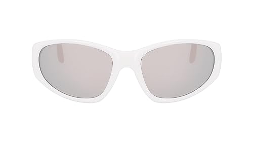 Dragon Herren The Box 2ized with Polarized Sonnenbrille, Weiß mit Polarisierten Gläsern aus Silberionen, Einheitsgröße von Dragon