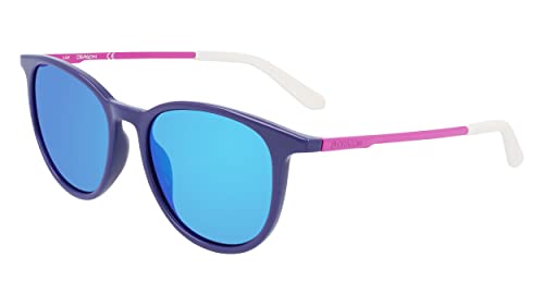 Dragon Unisex Dr Billie Sonnenbrille, Bright Eggplant/Ll Blue Ion von Dragon