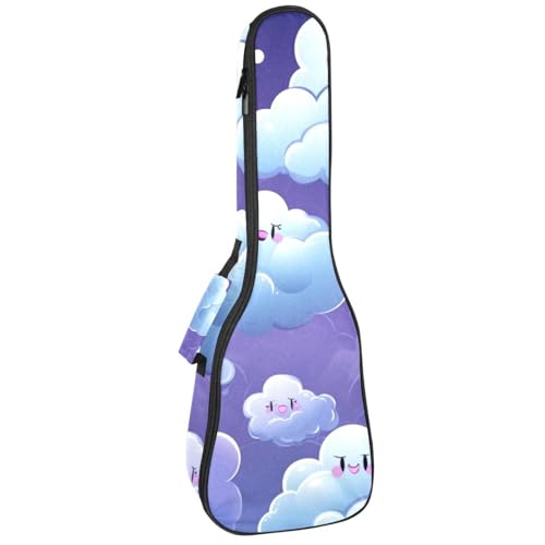 DragonBtu Clouds Sky Ukulele für Anfänger, akustische Gitarre, tragbar und leicht zu erlernen, perfektes Musikinstrument für Kinder, erschwingliches Geschenk für Musiker von DragonBtu