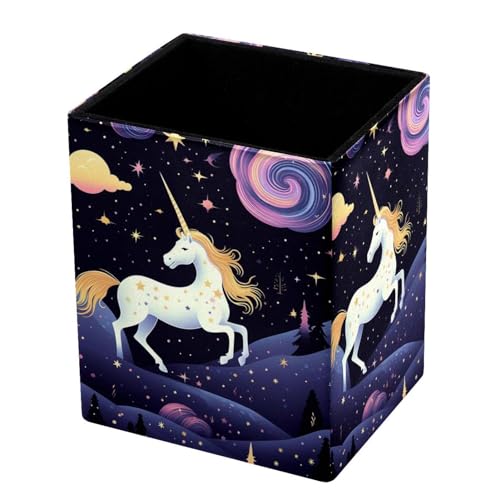 Schreibtisch-Stifthalter, Cartoon-niedlicher Sternenhimmel, Einhörner, Stiftehalter, Federmäppchen, Tasse, Federmäppchen für Schreibtisch, Büro, Stifteetui für Schule, Kinder Schreibtisch-Stifthalter, Cartoon-niedlicher Sternenhimmel, Einhörner, Stiftehalter, Federmäppchen, Tasse, Federmäppchen für Schreibtisch, Büro, Stifteetui für Schule, Kinder von DragonBtu