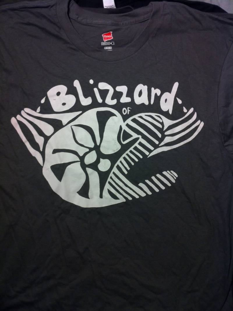 Blizzard Of Oz Siebdruck Shirt von DragonDesignPrints