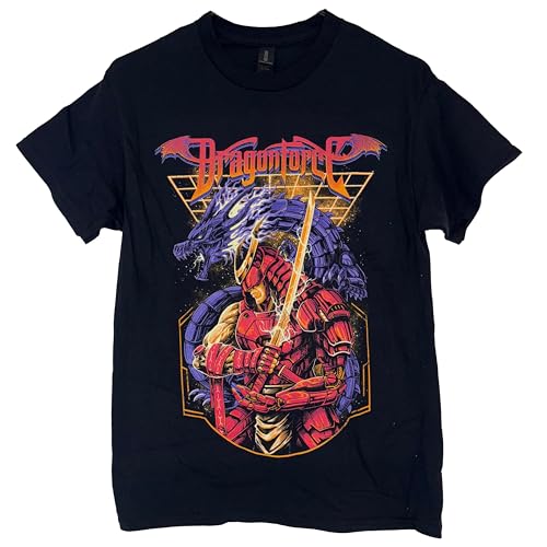 Dragonforce Samurai Dragon T-Shirt (Offizielles Merchandise), Schwarz, L von DragonForce