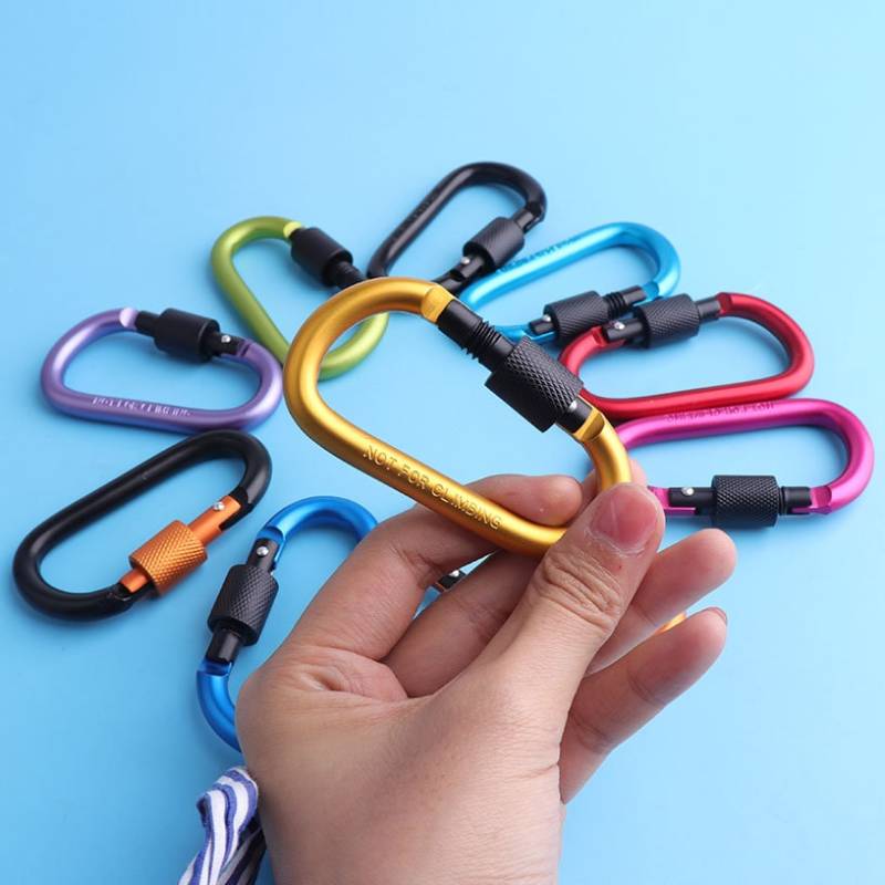 2stk Karabiner Lager Karabinerhaken Clip Schlüsselanhänger Verschluss Mit Einer Soliden Geschenkschraube von DragonTradition