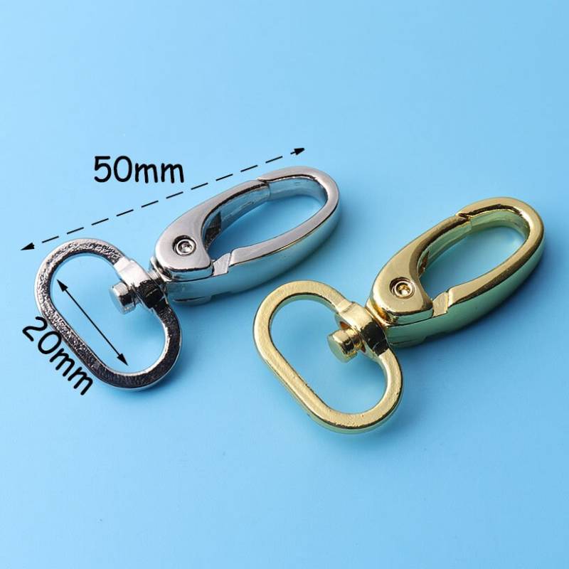 6Pcs Tasche Spangen Snap Haken Hummer Schwenkbar Trigger Clips Schwenk Für 20mm Innendurchmesser von DragonTradition
